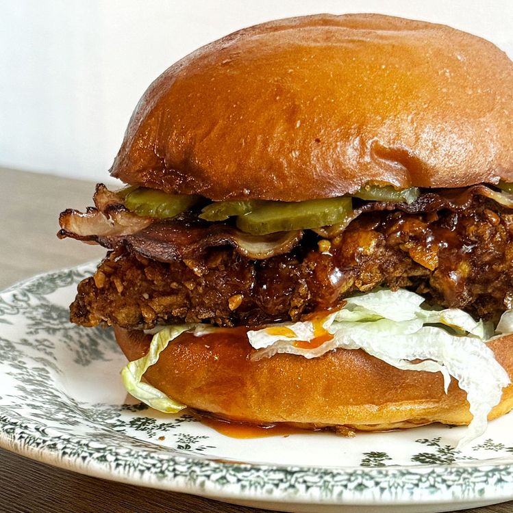 Korean Chicken Burger 🌶️🍯